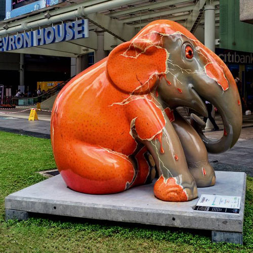 玻璃钢雕塑摆放场所和用途