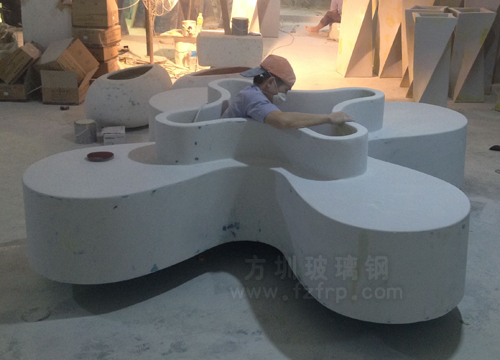 玻璃钢四叶草休闲椅