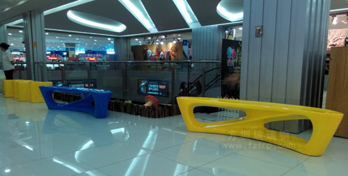 商场玻璃钢坐凳