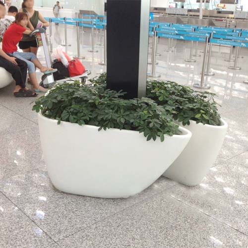 玻璃钢户外花盆 玻璃钢户外花盆