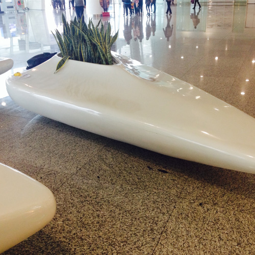 玻璃钢景观花盆 玻璃钢景观花盆