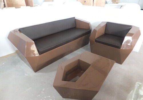 玻璃钢休闲沙发 玻璃钢休闲沙发