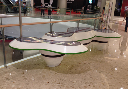 玻璃钢展示台 玻璃钢展示台