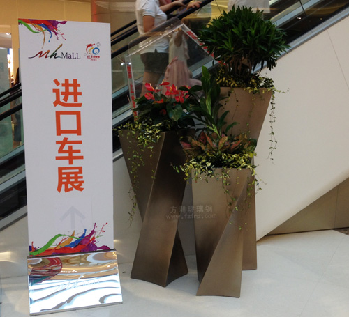 玻璃钢景观花盆 玻璃钢景观花盆