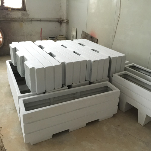 玻璃钢护栏花盆 玻璃钢护栏花盆