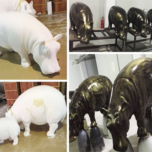 关于玻璃钢雕塑的石膏模具