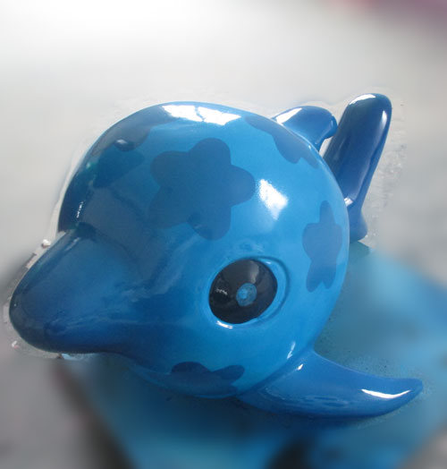 玻璃钢卡通小水鱼雕塑