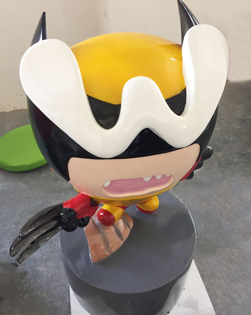 玻璃钢卡通公仔雕塑 玻璃钢卡通公仔雕塑