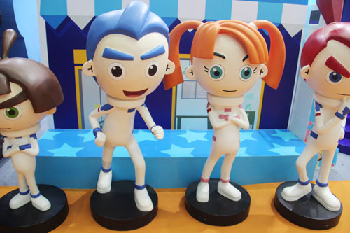 玻璃钢卡通动漫雕塑