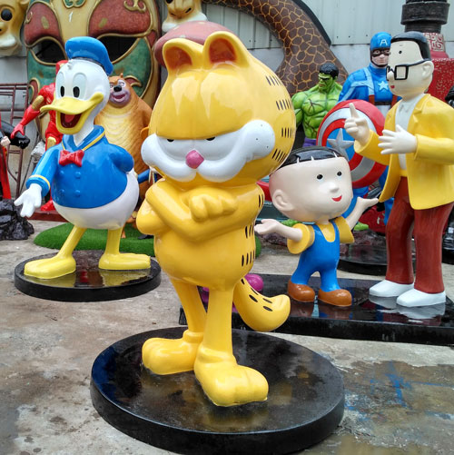 玻璃钢卡通雕塑 玻璃钢卡通雕塑
