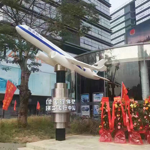 玻璃钢仿真飞机模型雕塑