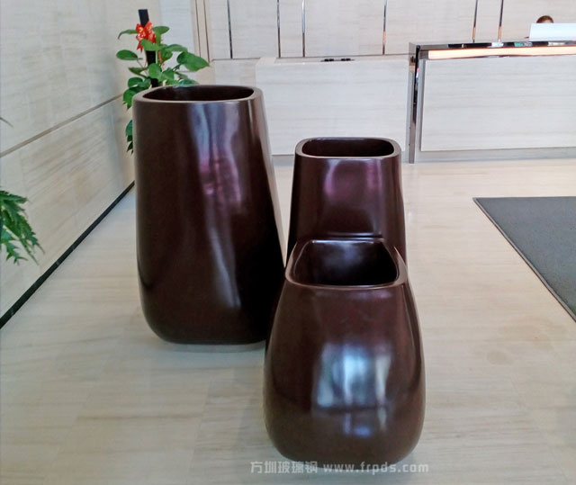 玻璃钢美陈花盆组合 玻璃钢美陈花盆组合