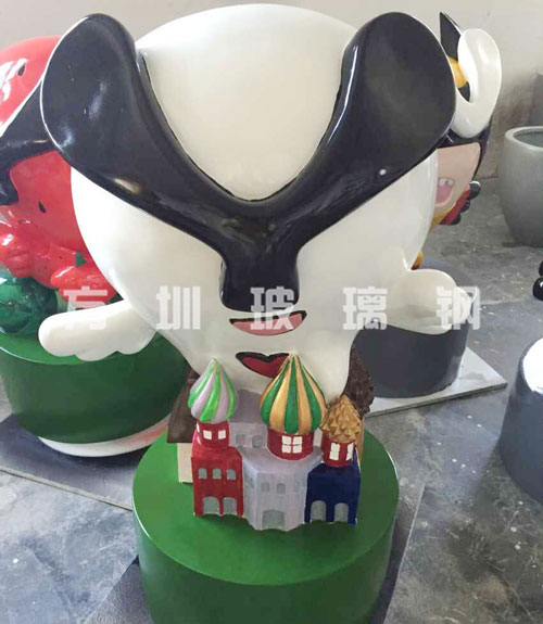 玻璃钢卡通公仔雕塑 玻璃钢卡通公仔雕塑