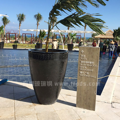 玻璃钢景观花盆 玻璃钢景观花盆