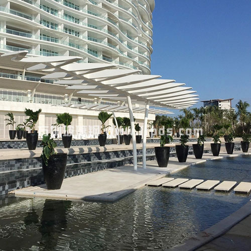 玻璃钢景观花盆 玻璃钢景观花盆