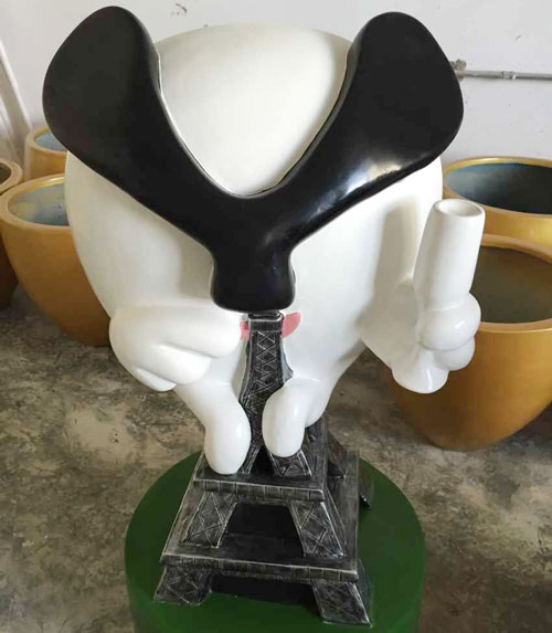 玻璃钢卡通公仔雕塑 玻璃钢卡通公仔雕塑