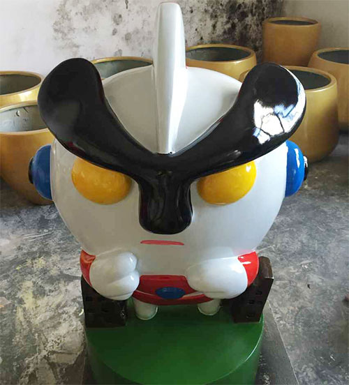 玻璃钢卡通公仔雕塑 玻璃钢卡通公仔雕塑