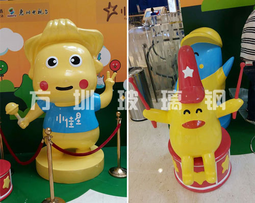 玻璃钢卡通公仔小佳星雕塑