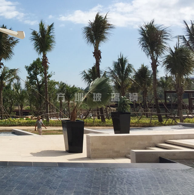 玻璃钢方形花盆