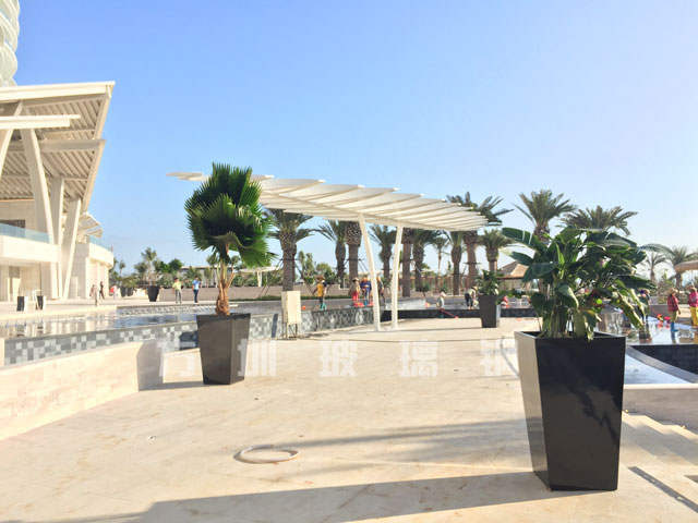 玻璃钢方形花盆