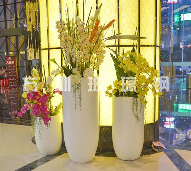 玻璃钢组合花瓶 玻璃钢组合花瓶