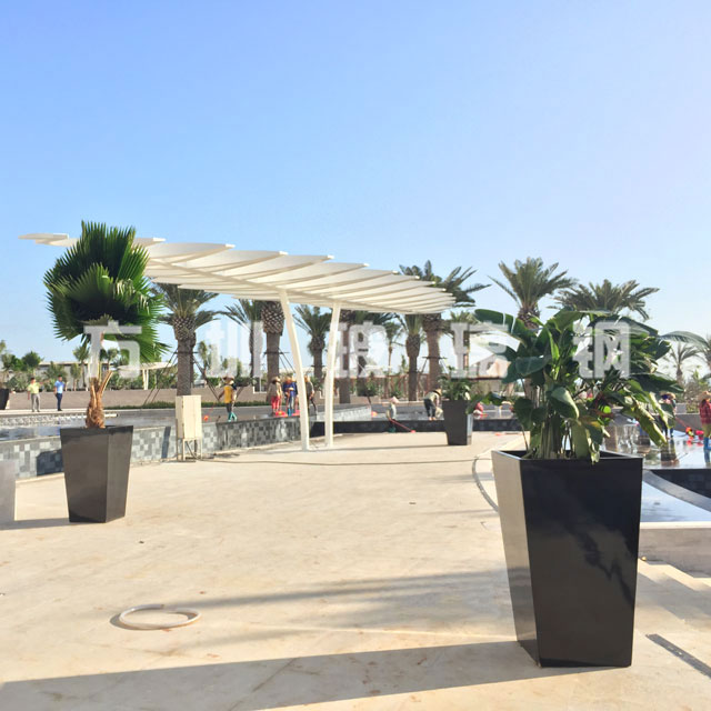 玻璃钢方形花盆