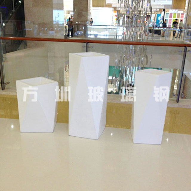 玻璃钢菱形花盆