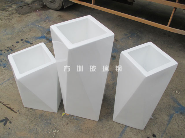 玻璃钢菱形花盆