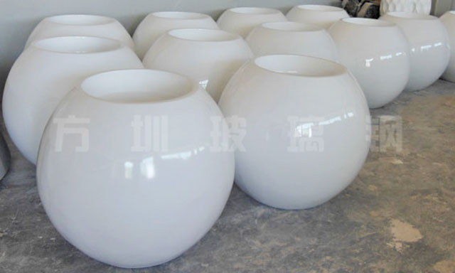 圆形玻璃钢花盆 圆形玻璃钢花盆