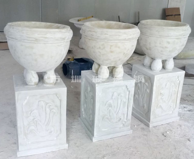 玻璃钢仿砂岩花盆 玻璃钢仿砂岩花盆