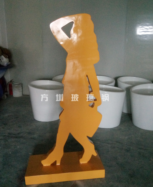 玻璃钢女人雕塑 玻璃钢女人雕塑