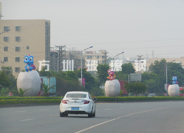 河源大型玻璃钢恐龙雕塑出自方圳玻璃钢