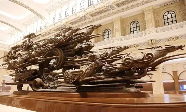 江苏大型青铜雕塑“天马骄嘶”