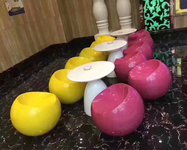 玻璃钢苹果凳 玻璃钢苹果凳