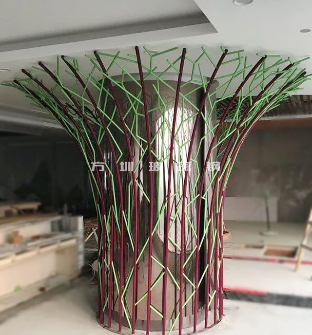 不锈钢造型树雕塑 不锈钢造型树雕塑