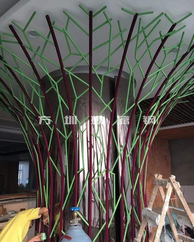 不锈钢造型树雕塑 不锈钢造型树雕塑