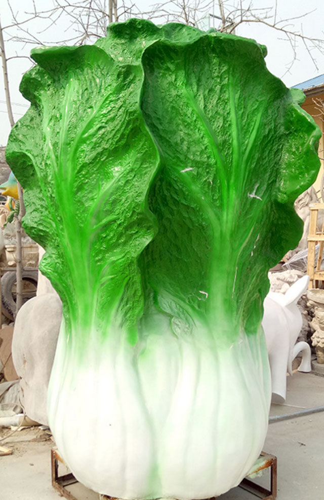 玻璃钢仿真白菜雕塑
