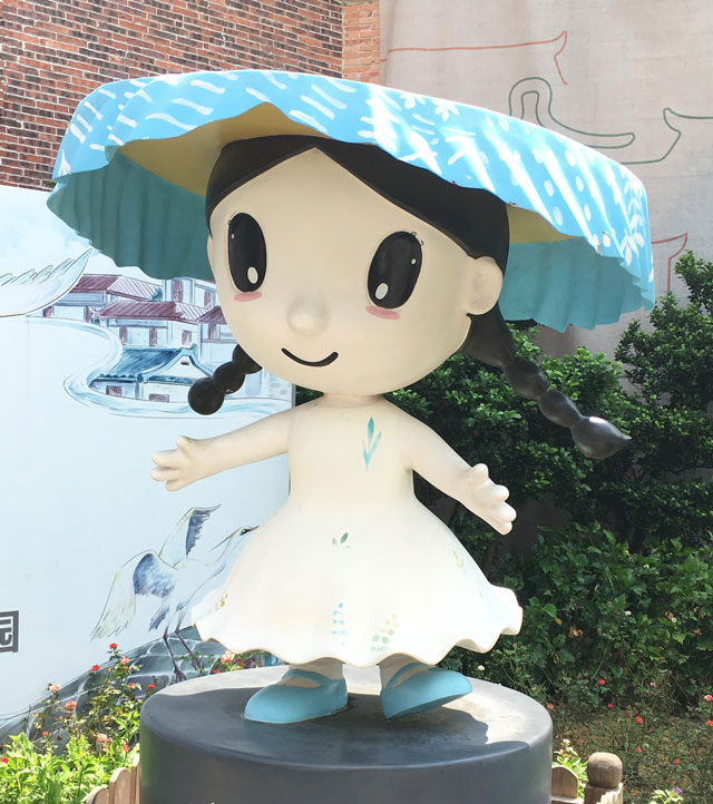 玻璃钢卡通公仔雕塑