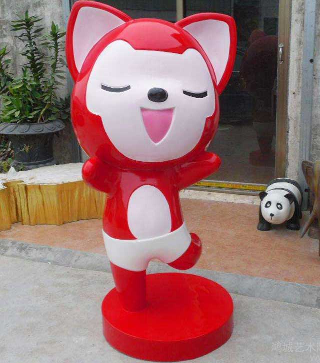 玻璃钢卡通公仔雕塑 玻璃钢卡通公仔雕塑