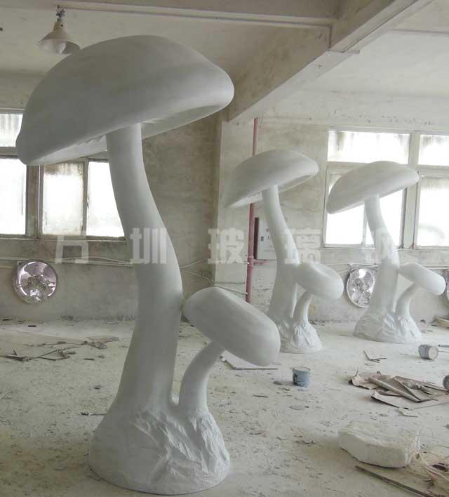 玻璃钢蘑菇雕塑