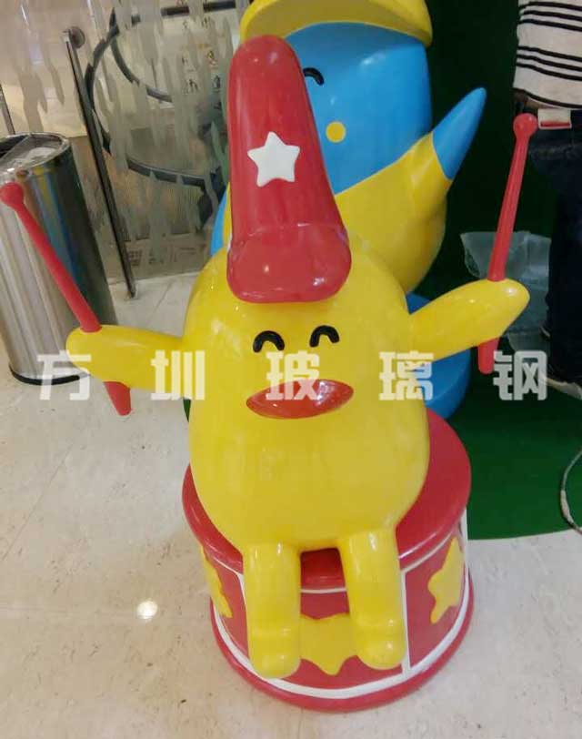 玻璃钢卡通公仔雕塑小佳星 玻璃钢卡通公仔雕塑小佳星