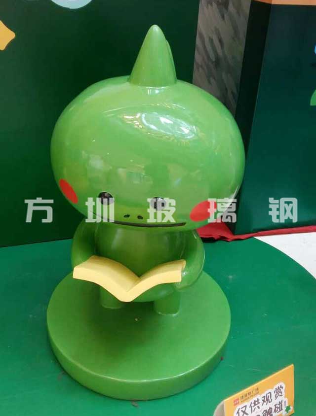 佳兆业广场玻璃钢卡通公仔雕塑小佳星方圳出品