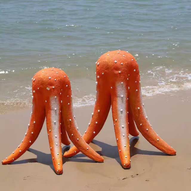 玻璃钢海星雕塑