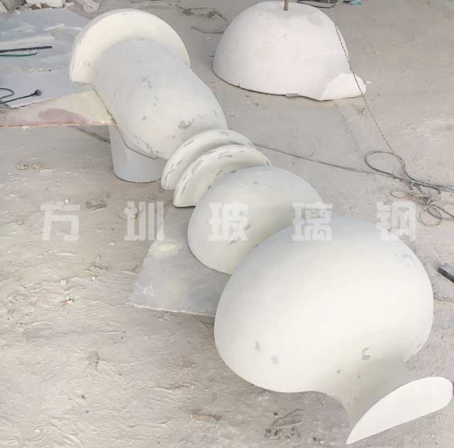 玻璃钢造型柱雕塑 玻璃钢造型柱雕塑