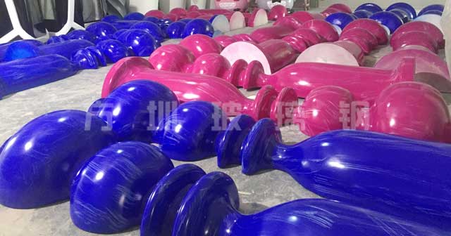 玻璃钢造型柱雕塑 玻璃钢造型柱雕塑