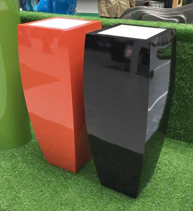 玻璃钢美陈花盆 玻璃钢美陈花盆