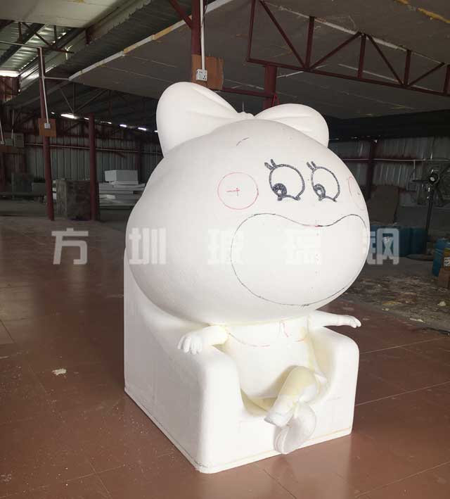 玻璃钢小天雕塑