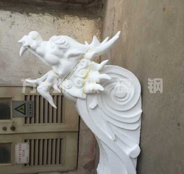 玻璃钢龙虎头雕塑 玻璃钢龙虎头雕塑