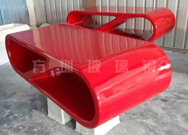 玻璃钢美陈休闲椅 玻璃钢美陈休闲椅