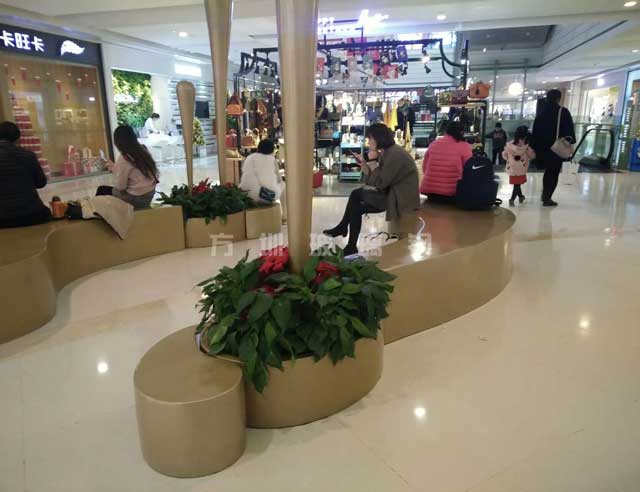 玻璃钢商场休闲椅 玻璃钢商场休闲椅